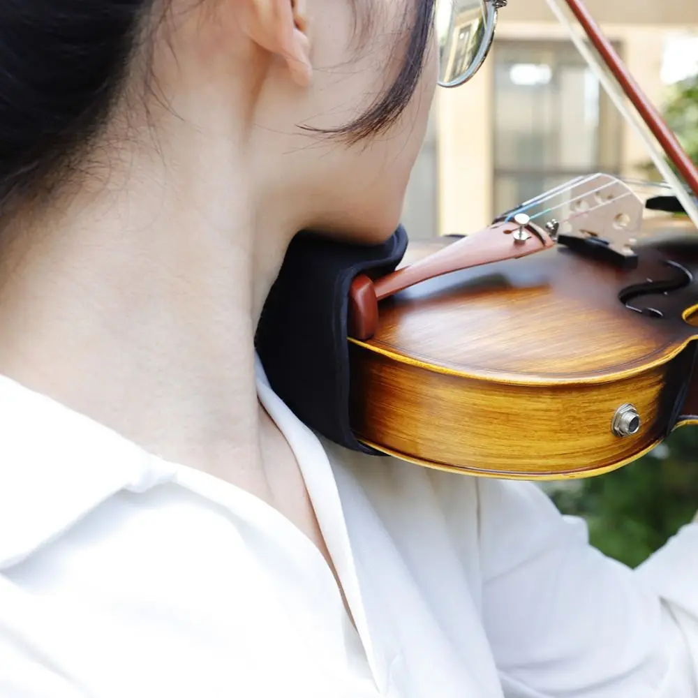 Almohadilla hombro para violín algodón transpirable lavable - imagen 2
