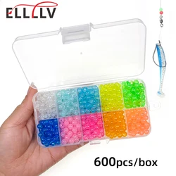 Ellllv Flotador de Pesca Rígido con Tapón Translúcido