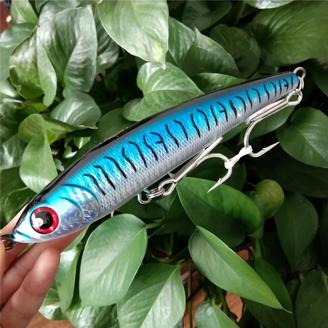 Señuelo lápiz hundible con ojos 3D para pesca de largo alcance - imagen 5