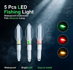 Atrayedor luminoso LED sumergible para pesca nocturna