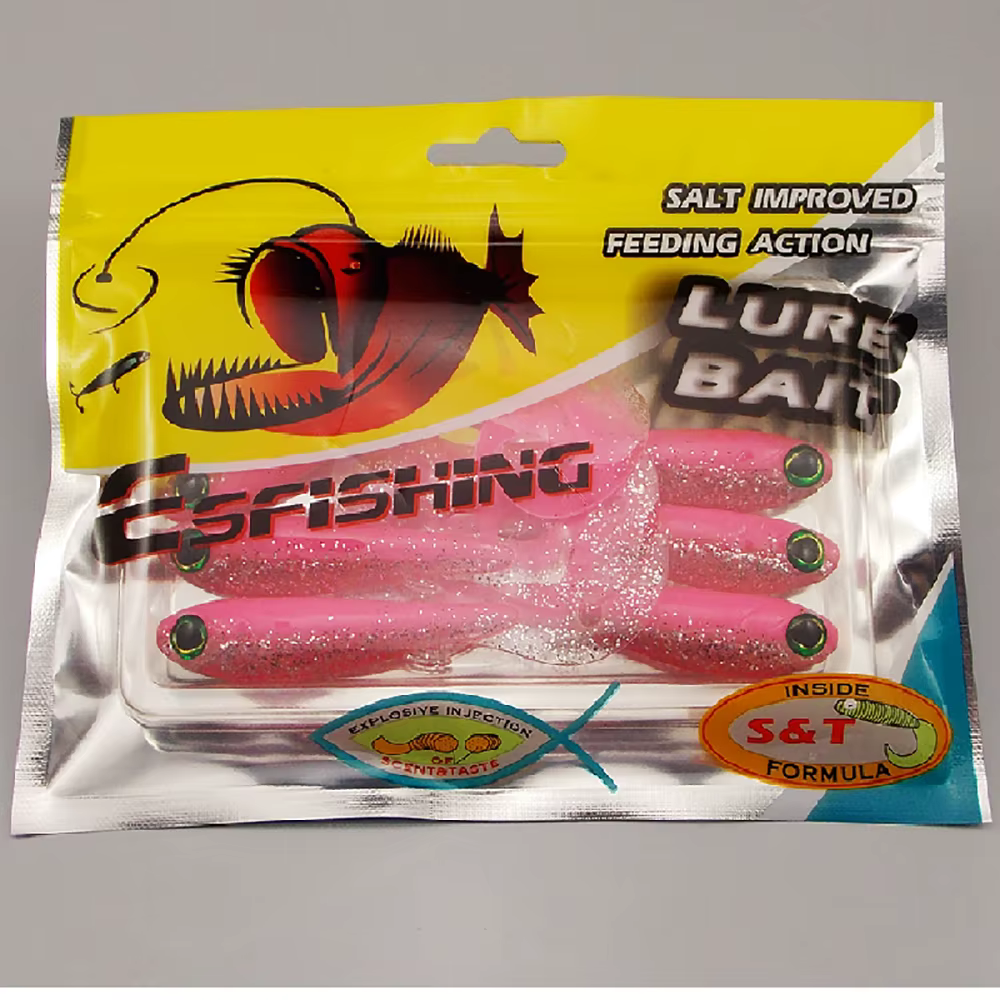 Señuelo Suave Esfishing Swimmer 100mm – Cebo rizado Twister para lubina y lucio - imagen 4