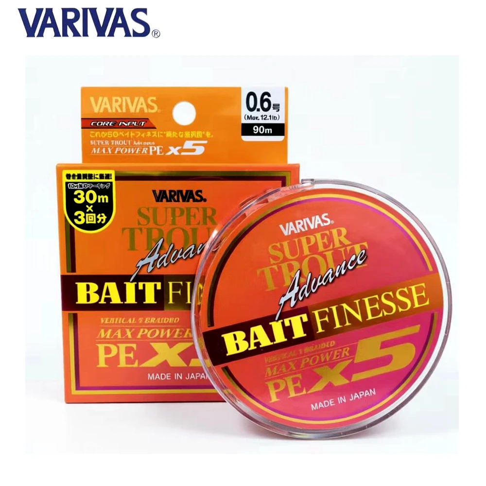 Varivas Max Power X5 PE línea trenzada japonesa Super Trout Advance - imagen 3