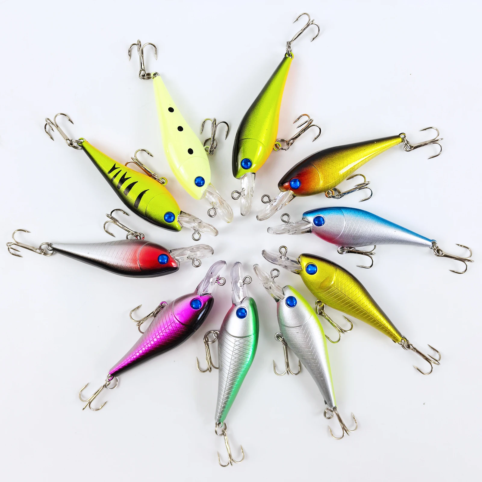 Free Fisher Jerkbait Minnow wobler artificial para lucio y trucha - imagen 5