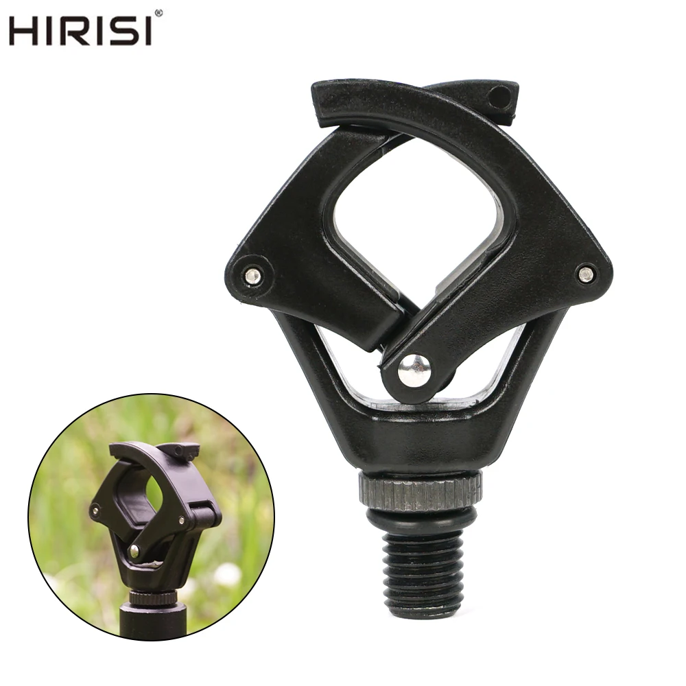 Juego de soportes Hirisi para cañas, vista de los cabezales