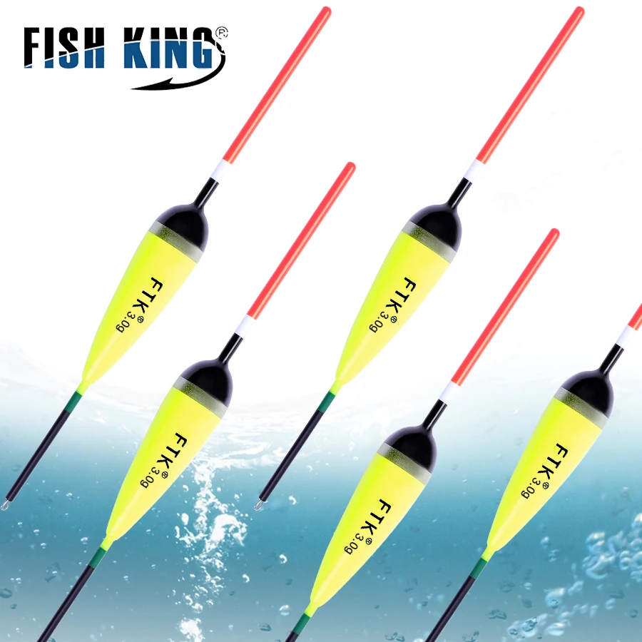 FISH KING Flotador Bobber Vertical para pesca de carpa