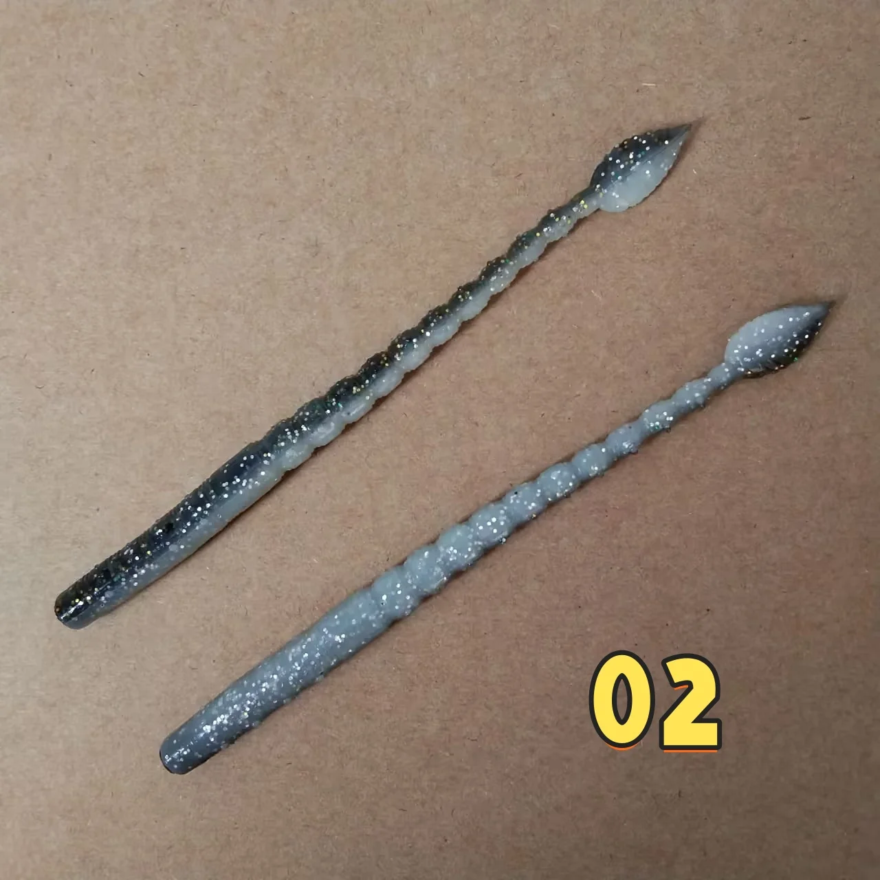 Detalle del perfil y forma hidrodinámica del señuelo