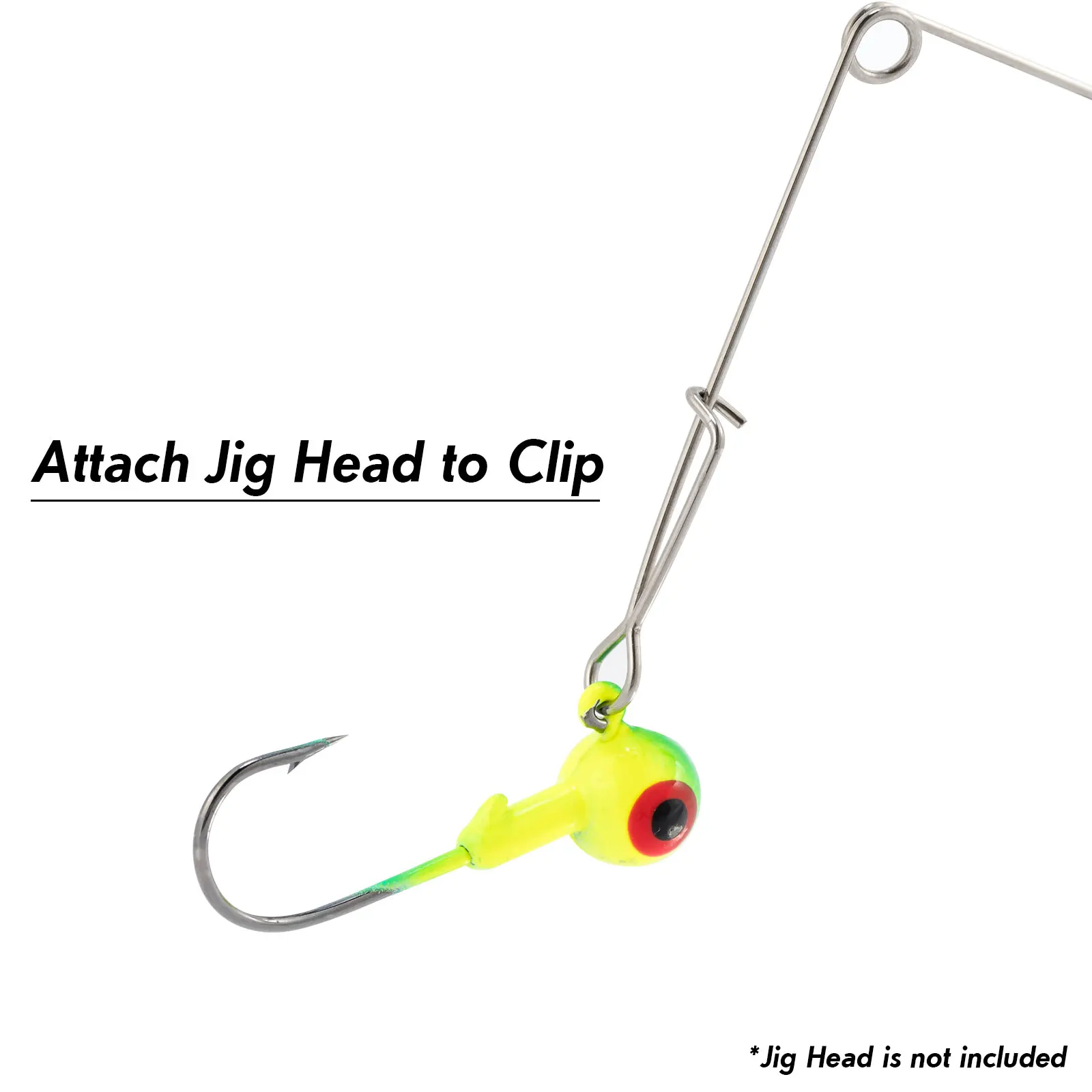 Spinner de aceroinoxidable para lubina – Pala giratoria para señuelos - imagen 4