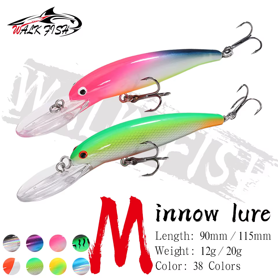Crankbait flotante WALK FISH – Señuelo duro de buceo profundo - imagen 2