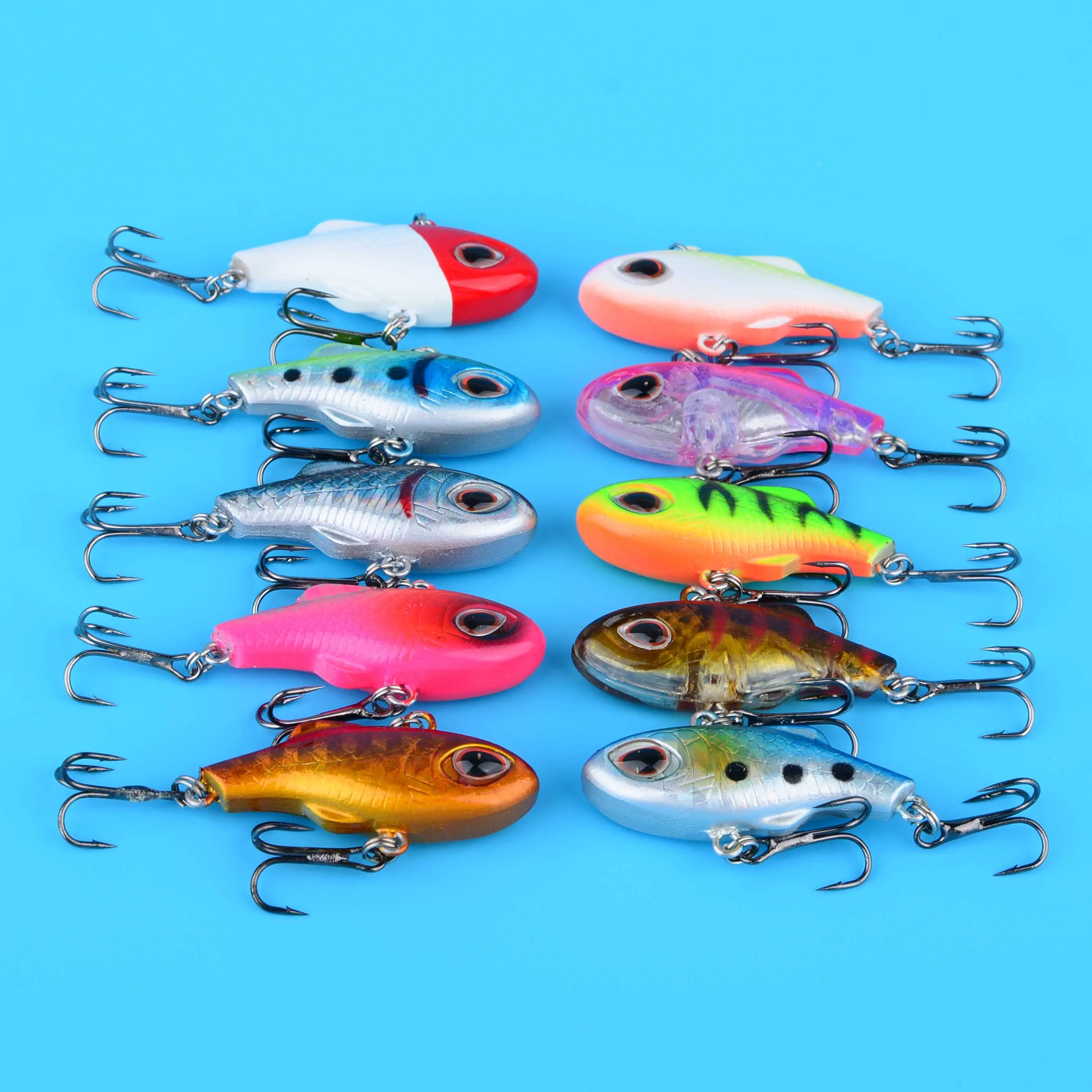Colores y diseño reflectante del mini Crankbait
