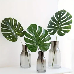 Planta artificial de monstera para decoración hawaiana tropical