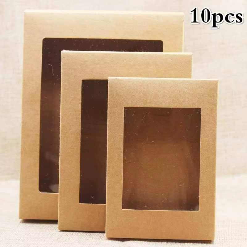 Caja Bakery con ventana DIY para muffins y pasteles – Cartón transparente - imagen 2