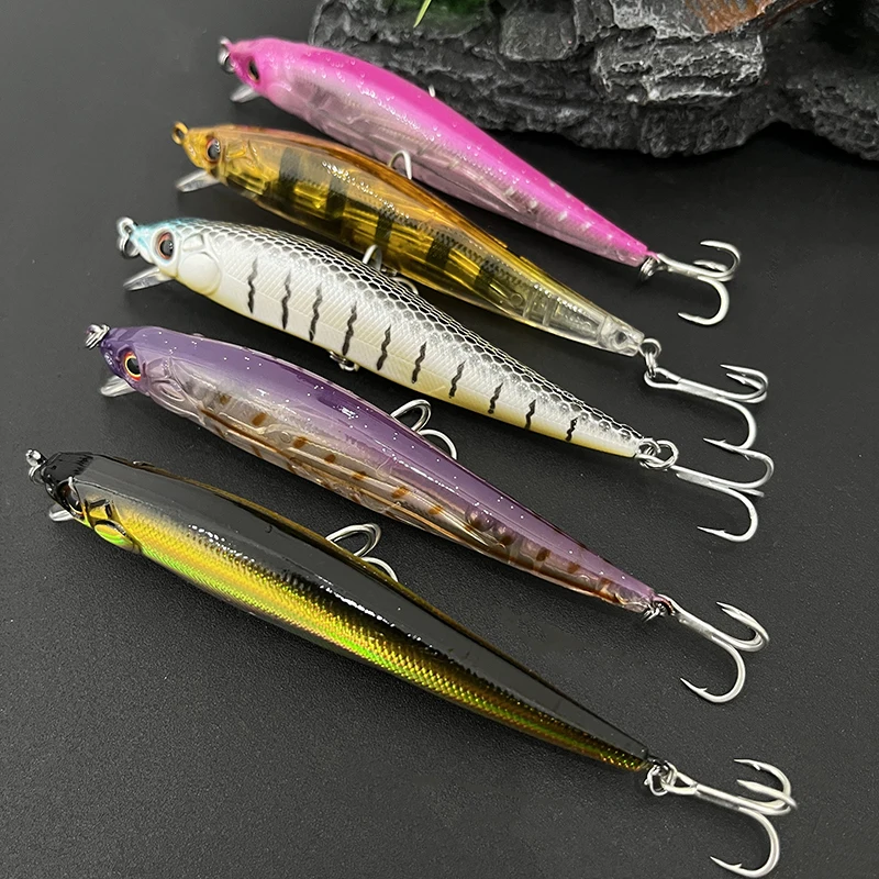 Wobbler minnow flotante y suspendido – Largo alcance para lucio - imagen 4