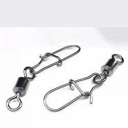 Conectores de pesca giratorios con anzuelo en acero inoxidable