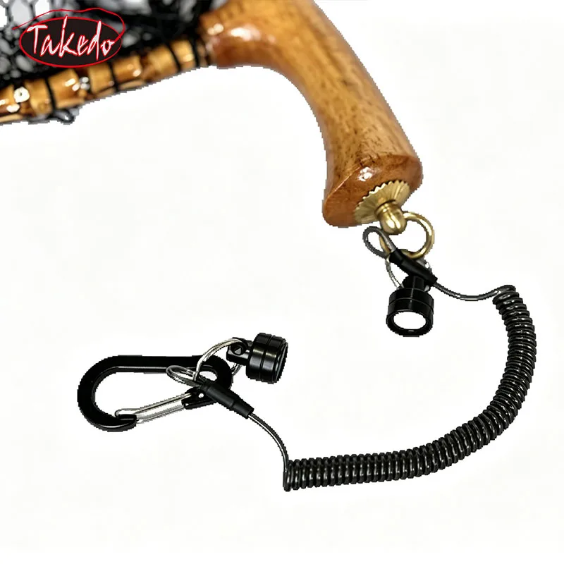 Red de pesca TAKEDO HM03 con mango de roble para captura - imagen 5