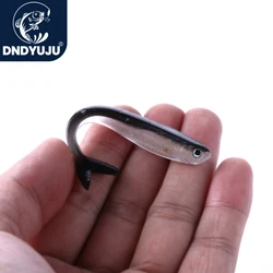 DNDYUJU Señuelo Wobbler para lubina – Cebo suave imitación 8cm