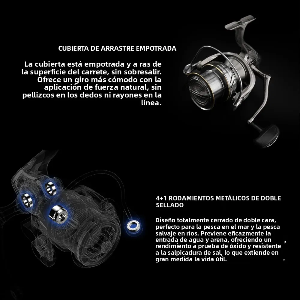 Huidiao Knight ST Carrete Surfcasting potente para grandes capturas - imagen 4