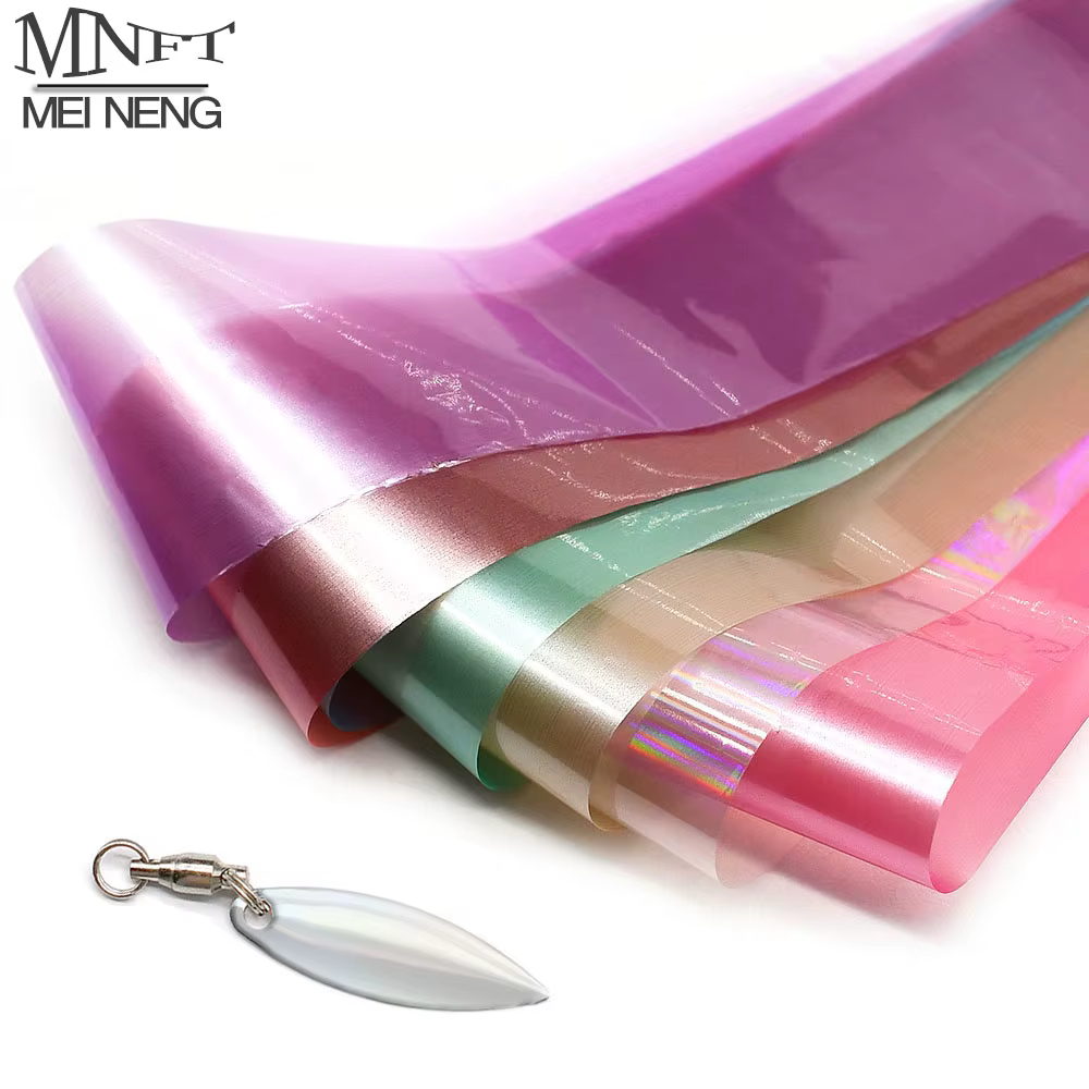 Cinta para atar moscas con escamas de purpurina nacarada – Colorida