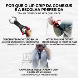 Pinza de Pesca Gomexus con Báscula – Sujeción Segura de Anzuelos