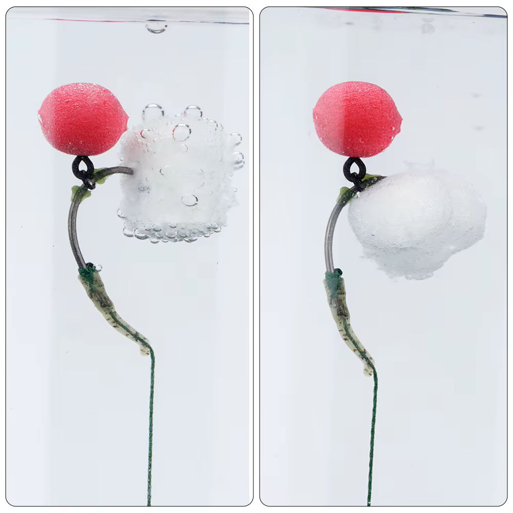Hirisi Zig Rig para carpa – Boilies de espuma flotantes - imagen 5