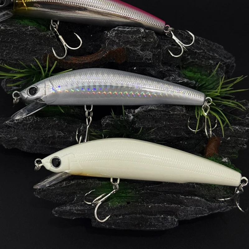 Señuelo Minnow Flotante Crankbait para lubina, trucha, lucio y perca