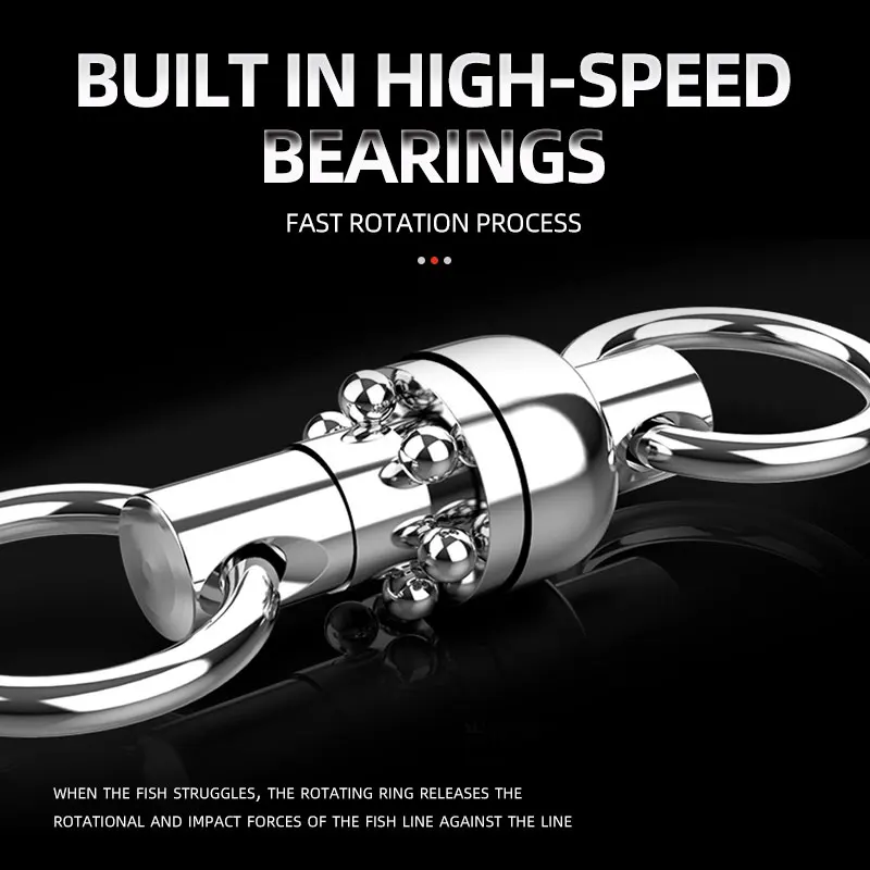 ShareShark Conectores giratorios con rodamiento de acero inoxidable - imagen 2