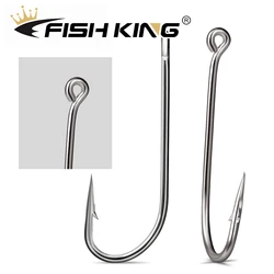 Fish King anzuelos para carpa acero al carbono con púas – pesca mar