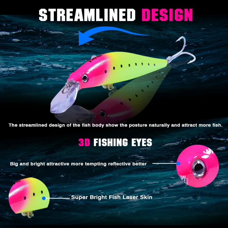 FJORD Minnow 130 mm – Swimbait Jerkbait de 52 g para agua salada - imagen 3