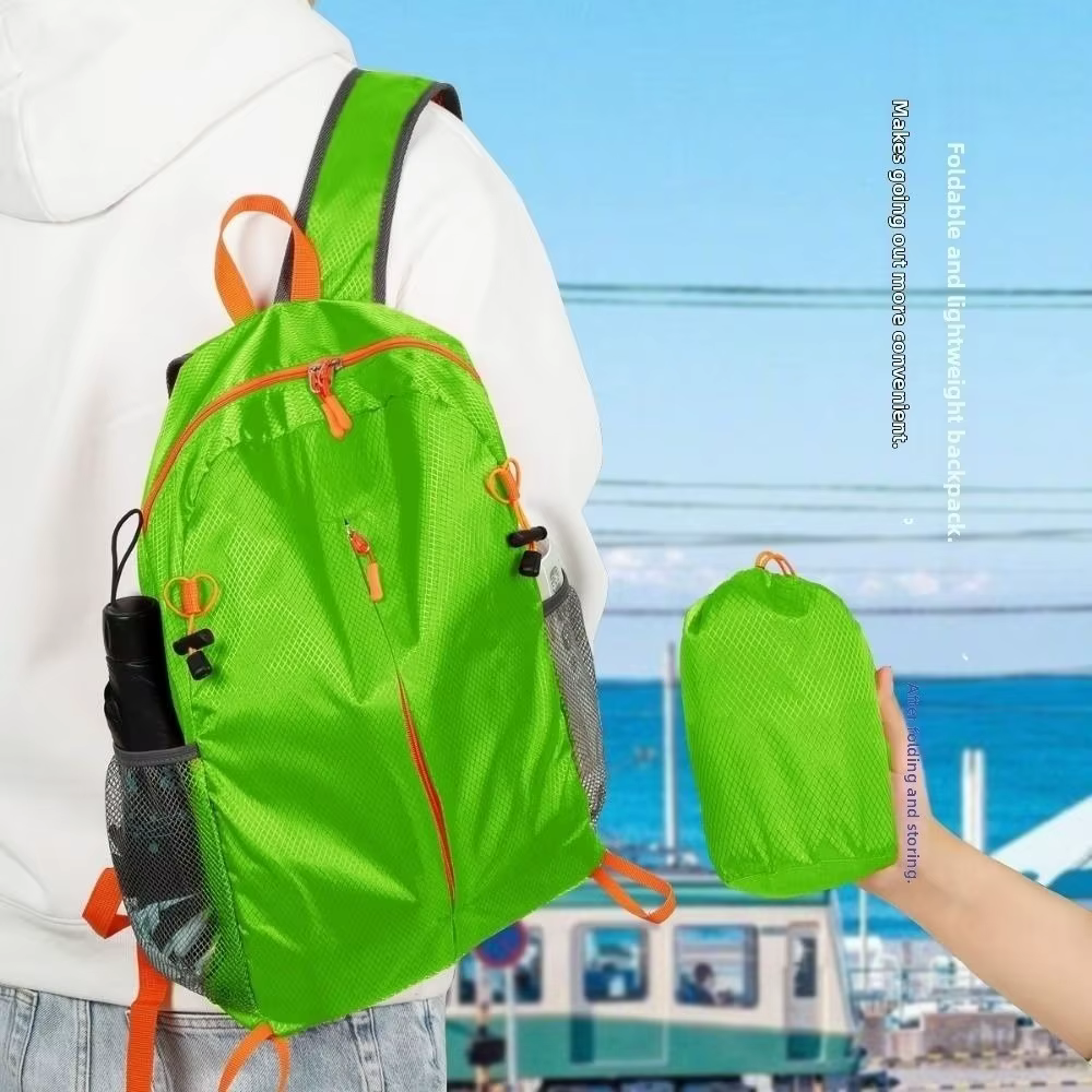 Bolsa Deportiva Plegable Unisex con Porta Botella y Gran Capacidad - imagen 4