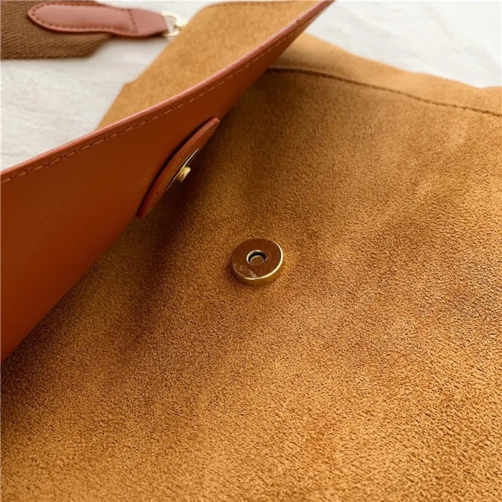 Bolso de pesca de gamuza con correa desmontable PU – Tote - imagen 2