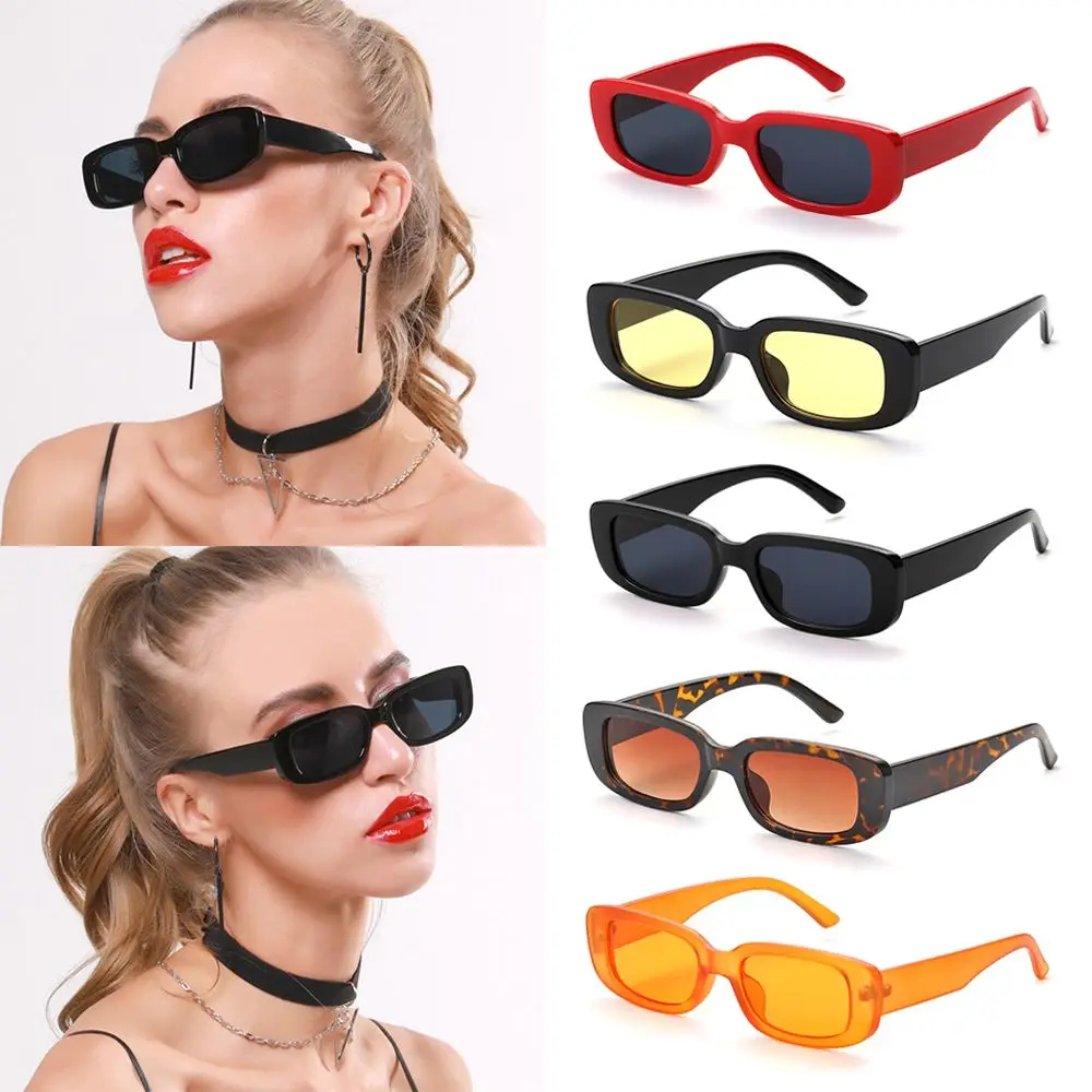 Gafas de sol retro montura cuadrada UV 400 para mujer - imagen 4