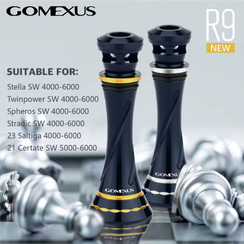 Gomexus Soporte de Carrete 55mm para Daiwa Certate y Saltiga Shimano