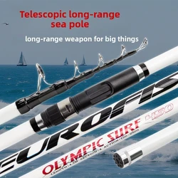 Caña Telescópica Surfcasting 4.2m/4.5m – Lanzamiento largo playa