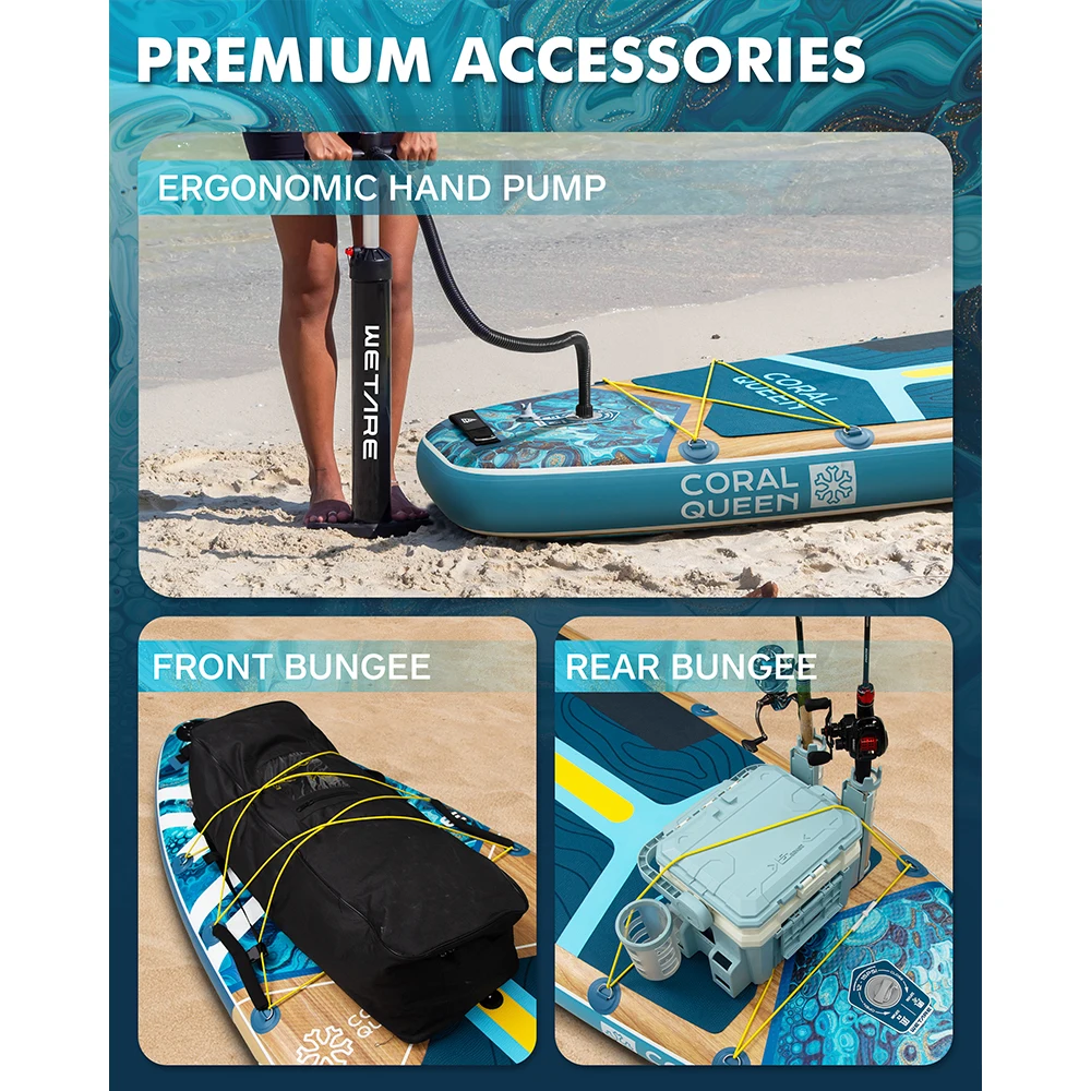 Tabla paddle surf inflable WETARE Europa para pesca SUP - imagen 4