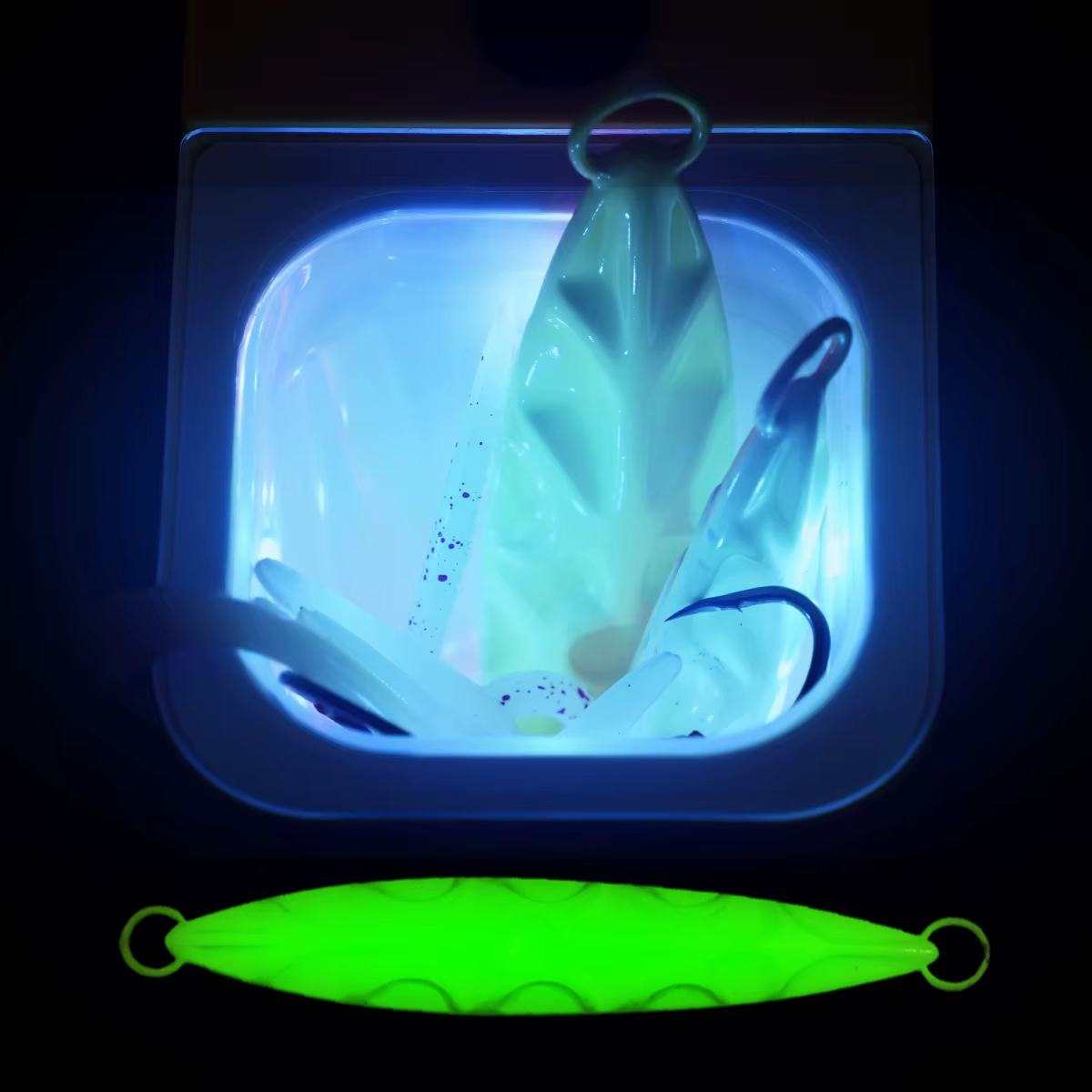 Encendedor UV para jigs vinilo agua salada - imagen 5