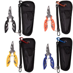Alicates pesca con cortador de línea y removedor anzuelos mini