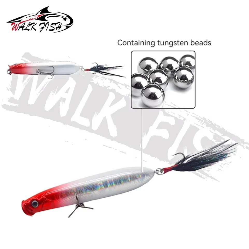 WALK FISH Popper para lubina — cebo flotante biónico - imagen 2
