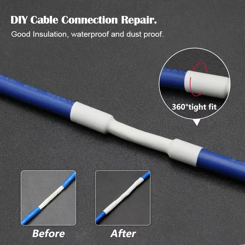 Tubo termorretráctil 2:1 en 12 colores para reparación de cables - imagen 2