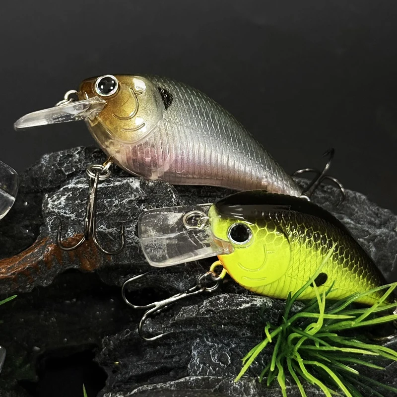 Señuelo flotante Crankbait rígido con sonido y anzuelo triple - imagen 2