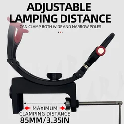 Soporte ajustable cañas ShareShark doble cabezal plástico