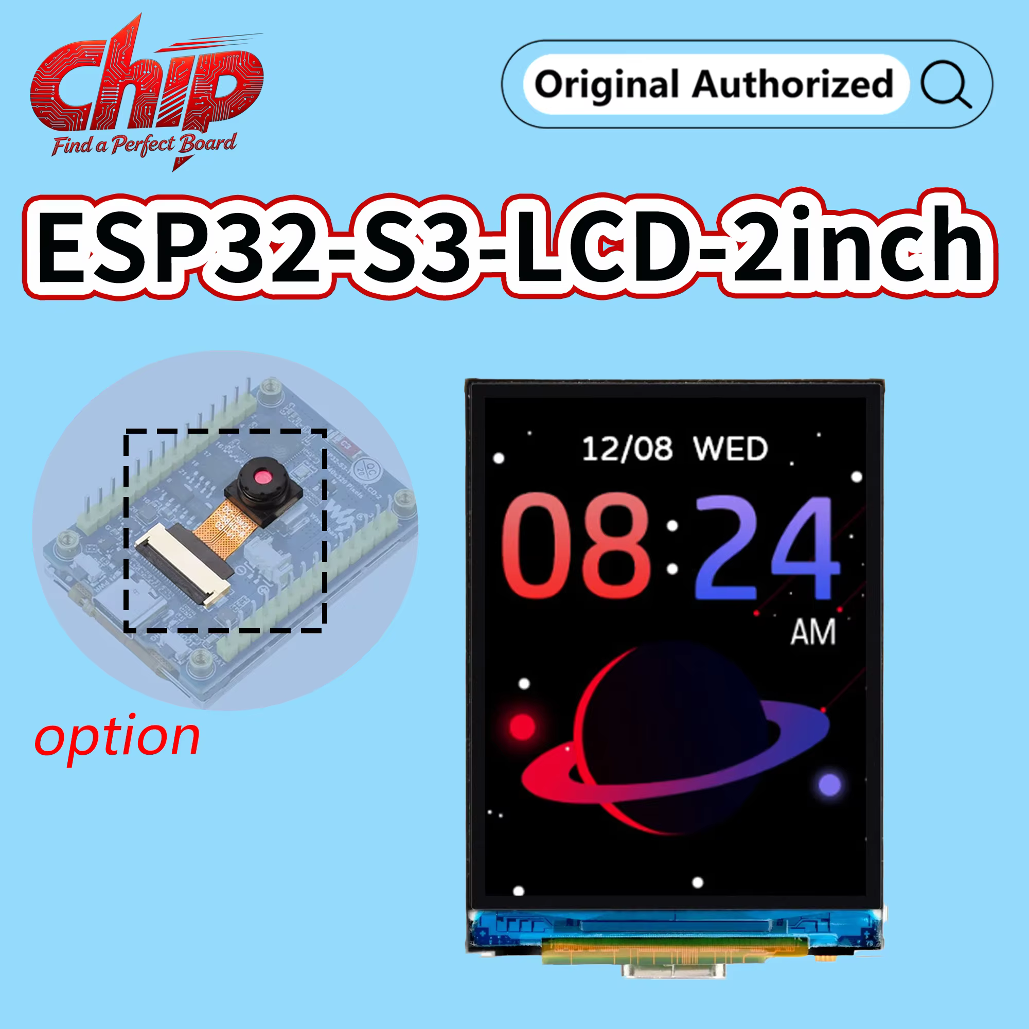 Placa de desarrollo ESP32-S3 con pantalla de 2 pulgadas - imagen 5