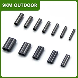Mangas prensadas latón pesca – Conector doble barril sedal
