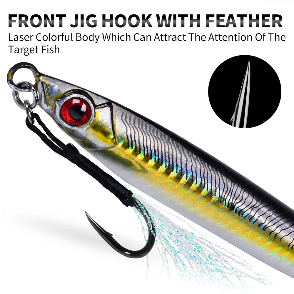 Proberos Señuelos de Jigging Vertical – Pesca en Agua Salada - imagen 2