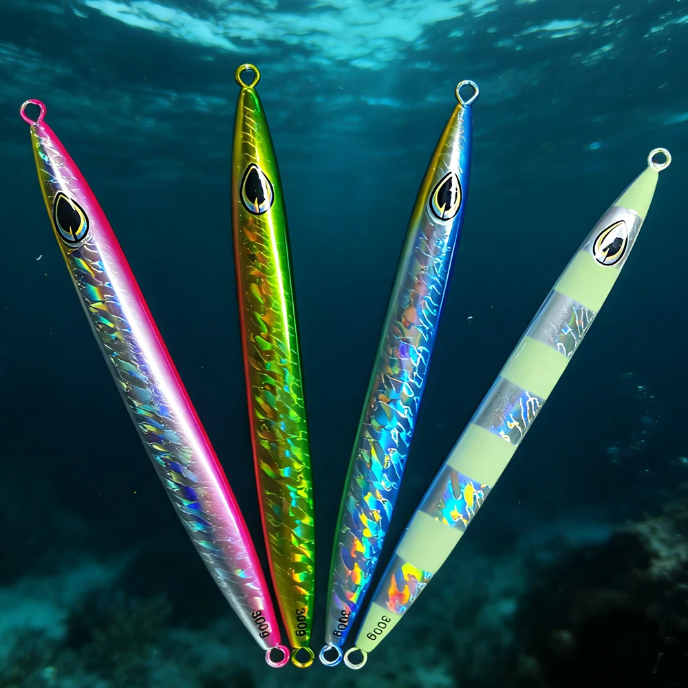 Jig metálico vertical para pesca en el mar – señuelo duro - imagen 2