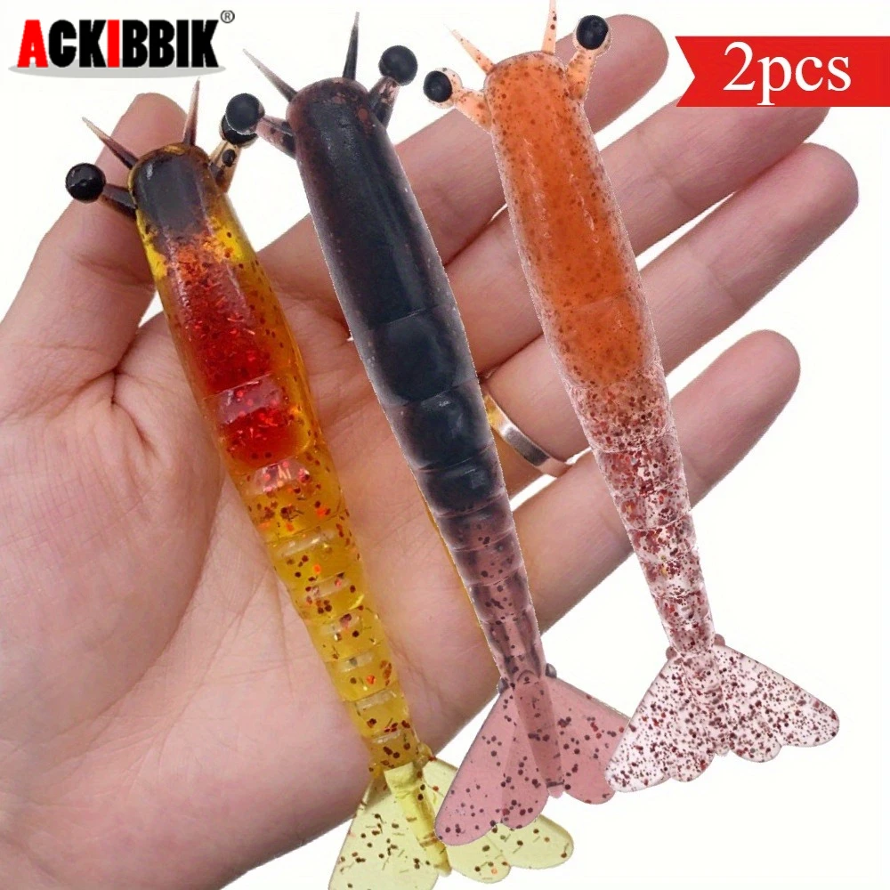Cebo artificial de silicona Ackibbik para camarones – Señuelo - imagen 3