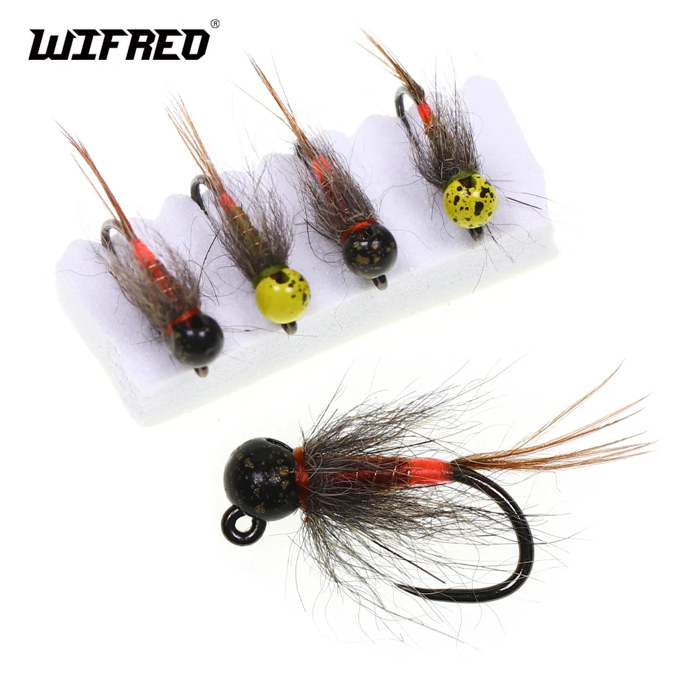 Jig Head sin púas Wifreo para ninfa Euro – Vliegbindset #14-#16 - imagen 3