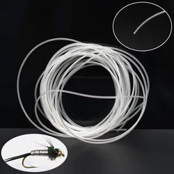 Hilo de silicona transparente redondo para atado de moscas