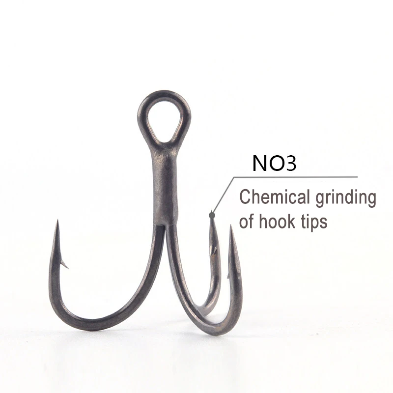 Anzuelo Triple BKK 6066-3X-NP Super Slick Sharp – para señuelos - imagen 3