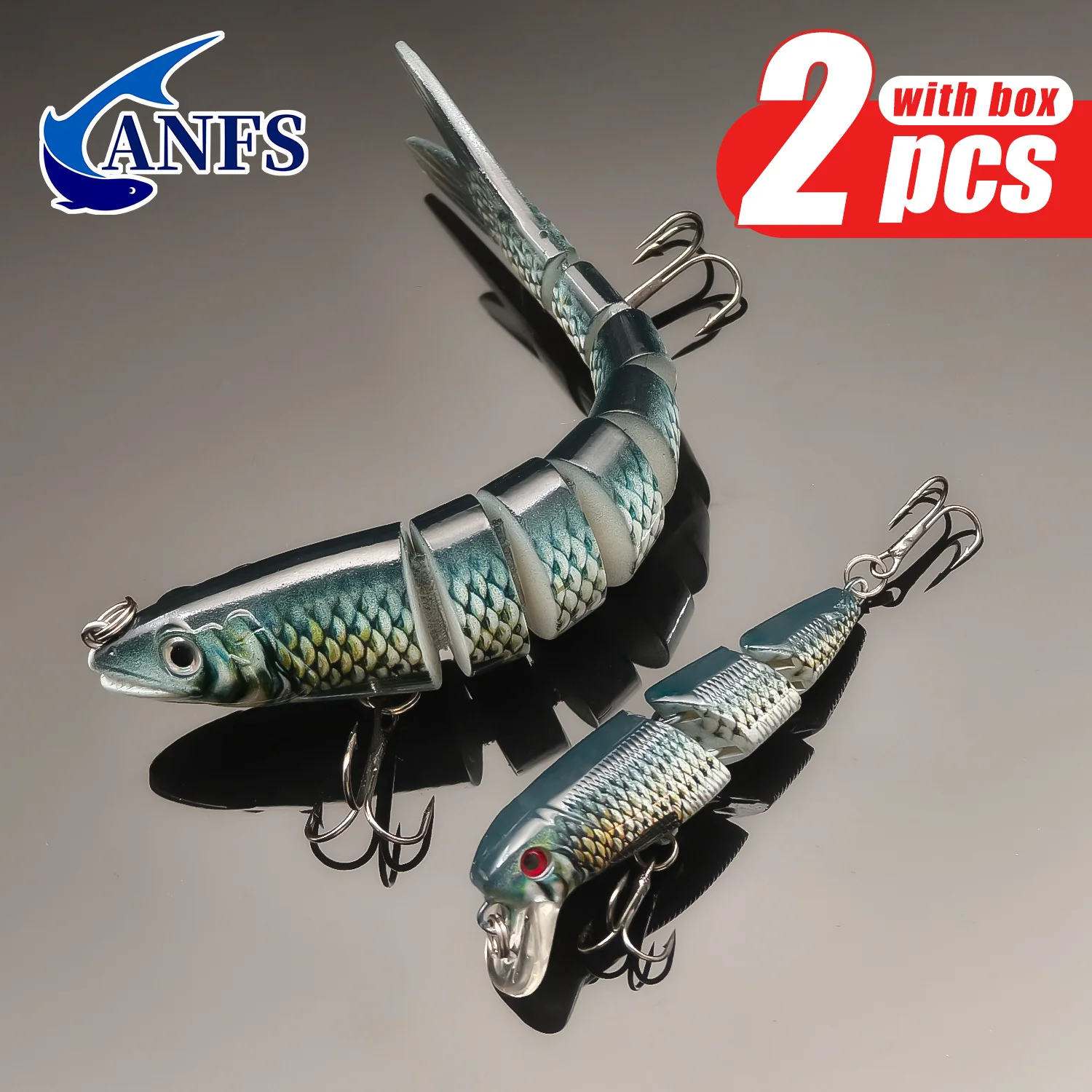 ANFS señuelo biónico de hundimiento lento realista con diseño - imagen 3