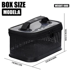Caja de pesca impermeable con estuche flotante para señuelos Jigging