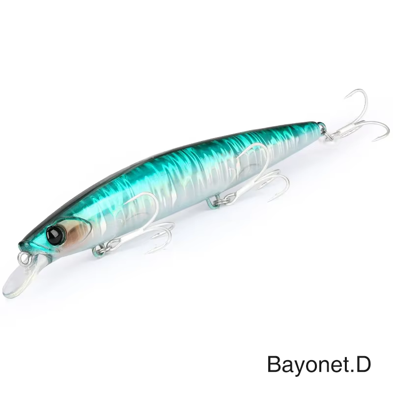 Tsurinoya Bayonet Minnow – Señuelo hundido lanzamiento largo para lubina - imagen 3